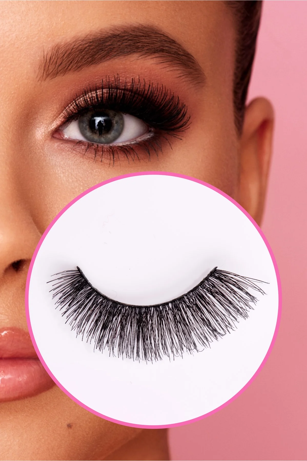 Eye make up with False Lashes